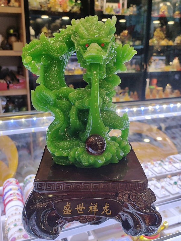 Tượng rồng đá xanh