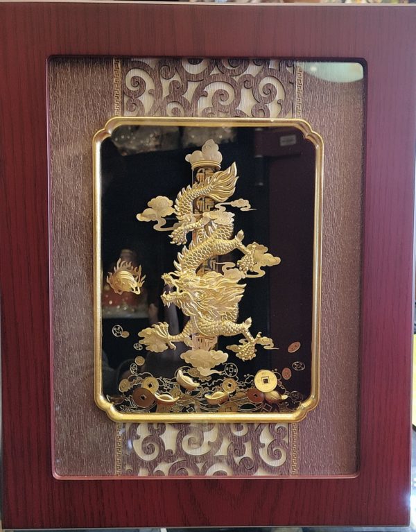 Tranh rồng vàng 24k